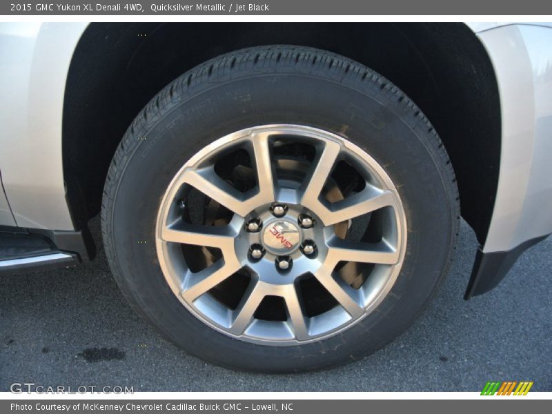 Quicksilver Metallic / Jet Black 2015 GMC Yukon XL Denali 4WD
