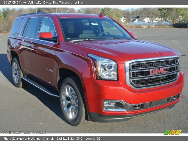 Crystal Red Tintcoat / Jet Black 2015 GMC Yukon SLE 4WD