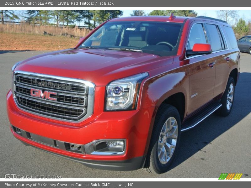 Crystal Red Tintcoat / Jet Black 2015 GMC Yukon SLE 4WD