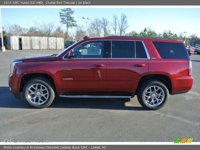 Crystal Red Tintcoat / Jet Black 2015 GMC Yukon SLE 4WD