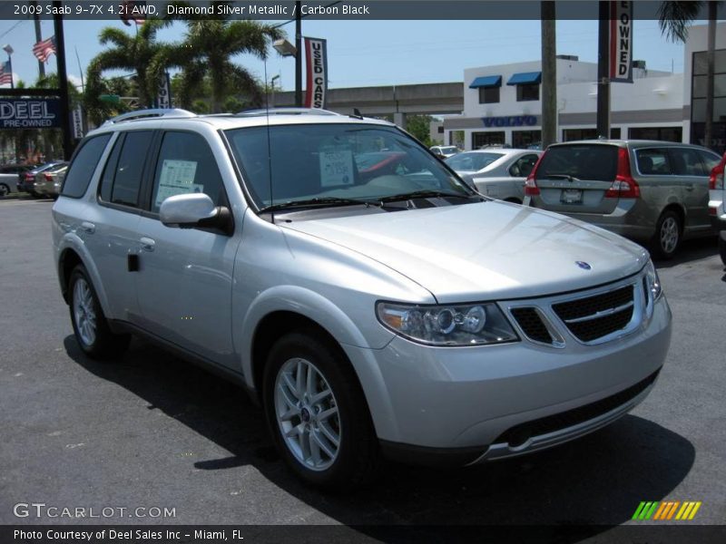 Diamond Silver Metallic / Carbon Black 2009 Saab 9-7X 4.2i AWD