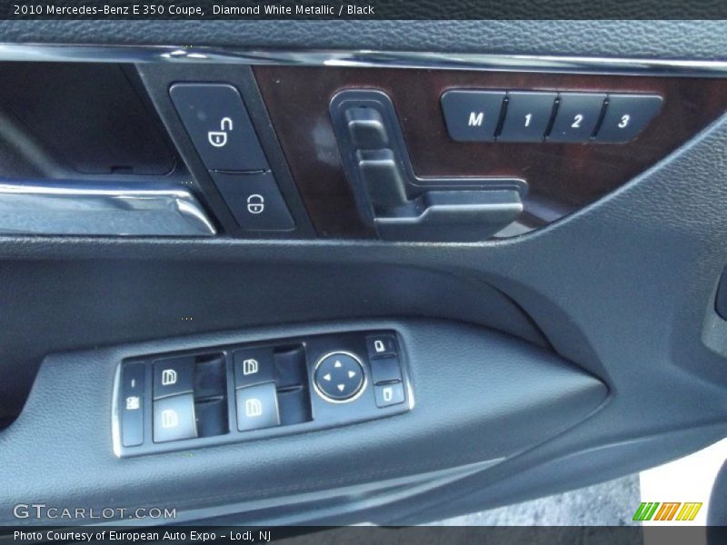 Diamond White Metallic / Black 2010 Mercedes-Benz E 350 Coupe