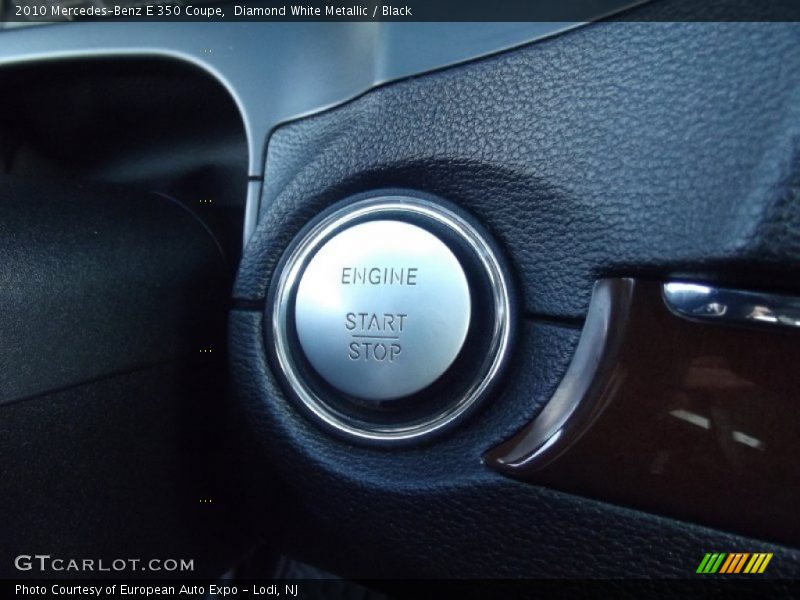 Diamond White Metallic / Black 2010 Mercedes-Benz E 350 Coupe