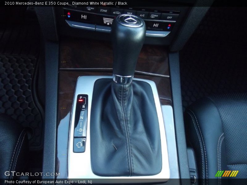 Diamond White Metallic / Black 2010 Mercedes-Benz E 350 Coupe