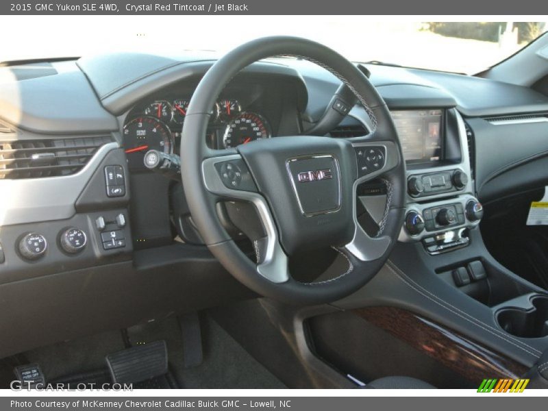 Crystal Red Tintcoat / Jet Black 2015 GMC Yukon SLE 4WD