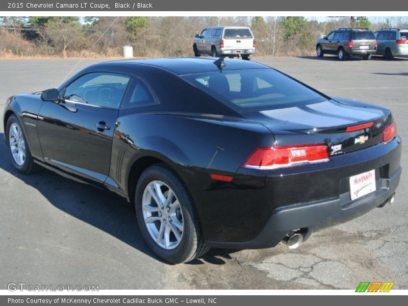 Black / Black 2015 Chevrolet Camaro LT Coupe