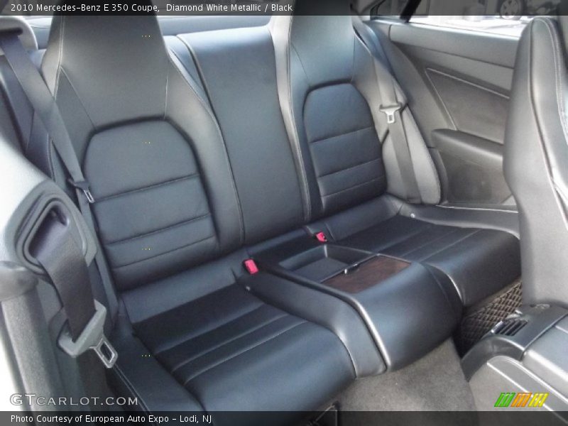 Diamond White Metallic / Black 2010 Mercedes-Benz E 350 Coupe