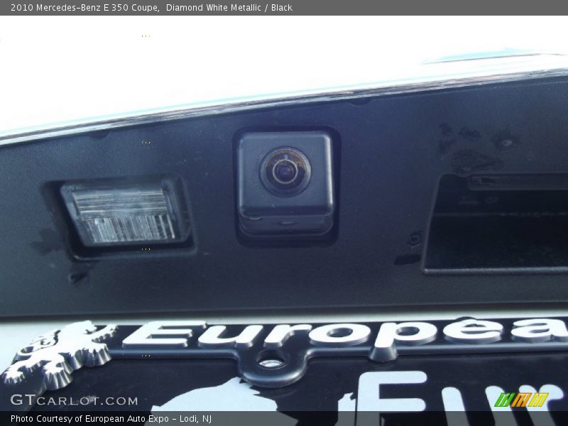 Diamond White Metallic / Black 2010 Mercedes-Benz E 350 Coupe