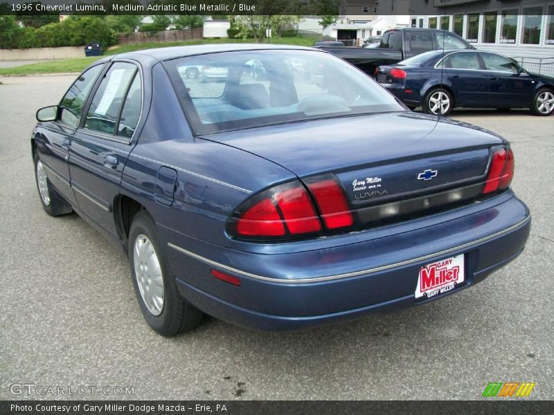 Medium Adriatic Blue Metallic / Blue 1996 Chevrolet Lumina