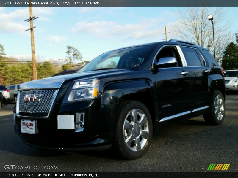 Onyx Black / Jet Black 2015 GMC Terrain Denali AWD