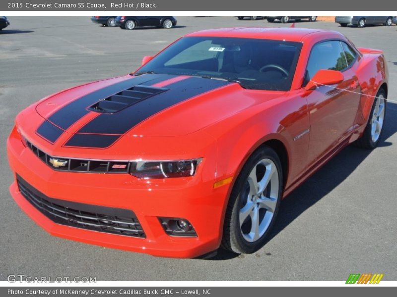 Red Hot / Black 2015 Chevrolet Camaro SS Coupe