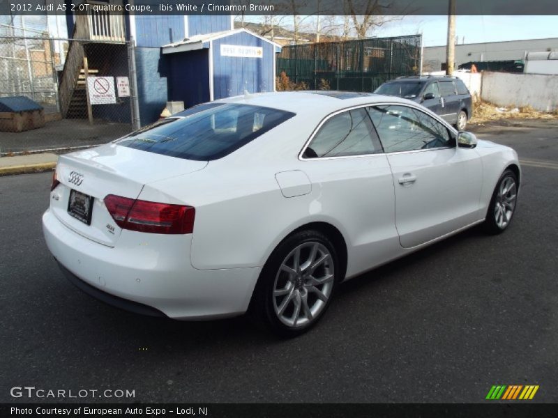 Ibis White / Cinnamon Brown 2012 Audi A5 2.0T quattro Coupe