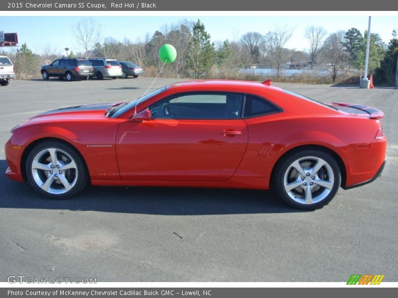 Red Hot / Black 2015 Chevrolet Camaro SS Coupe