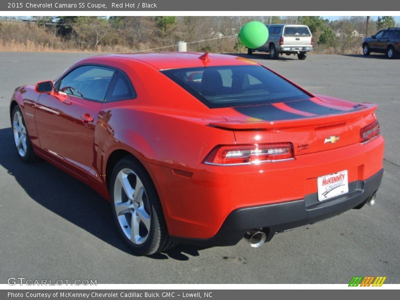 Red Hot / Black 2015 Chevrolet Camaro SS Coupe