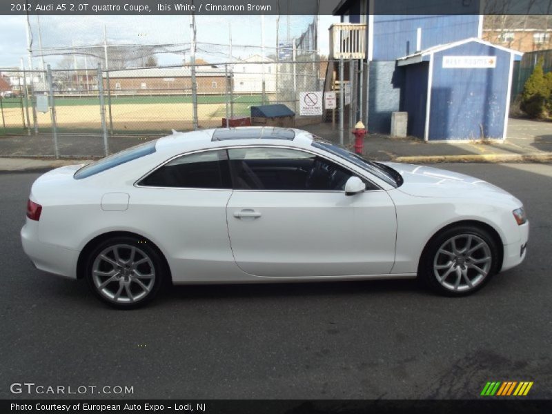 Ibis White / Cinnamon Brown 2012 Audi A5 2.0T quattro Coupe