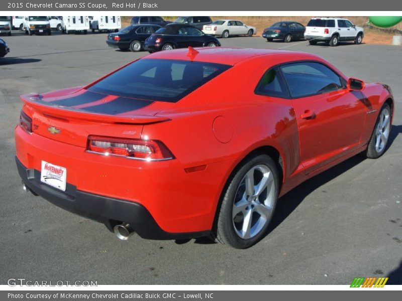 Red Hot / Black 2015 Chevrolet Camaro SS Coupe