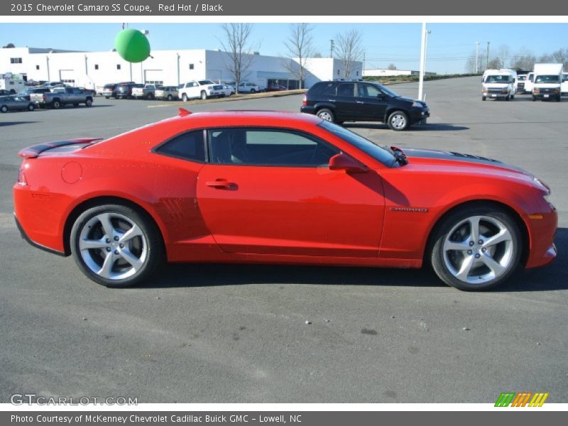 Red Hot / Black 2015 Chevrolet Camaro SS Coupe