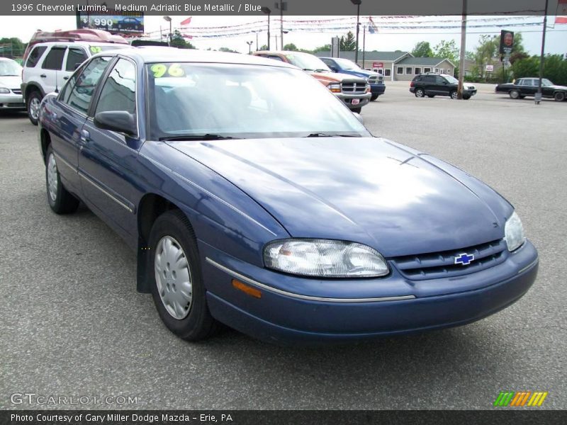 Medium Adriatic Blue Metallic / Blue 1996 Chevrolet Lumina