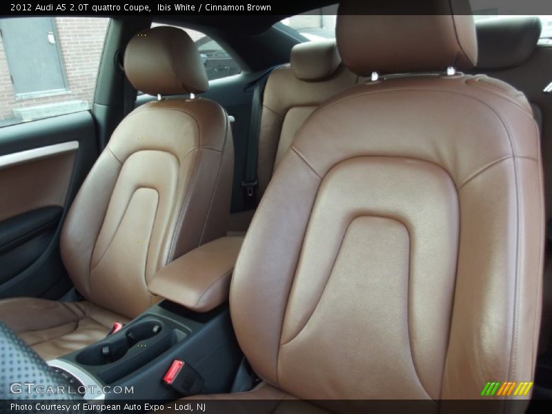 Ibis White / Cinnamon Brown 2012 Audi A5 2.0T quattro Coupe