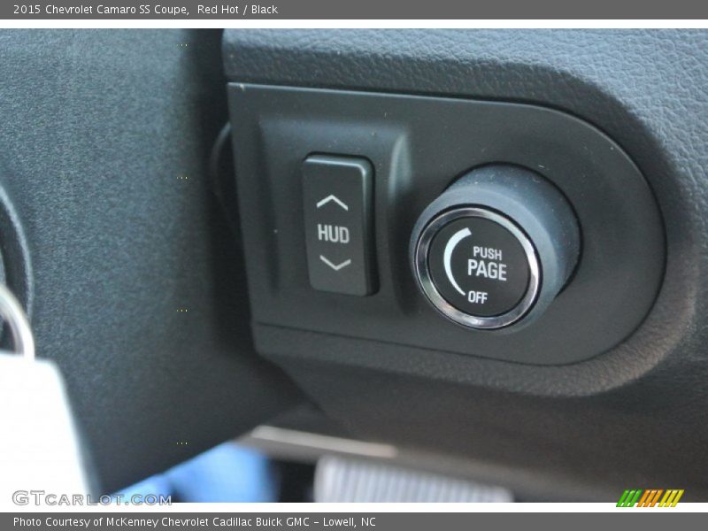 Red Hot / Black 2015 Chevrolet Camaro SS Coupe