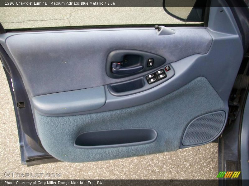 Medium Adriatic Blue Metallic / Blue 1996 Chevrolet Lumina