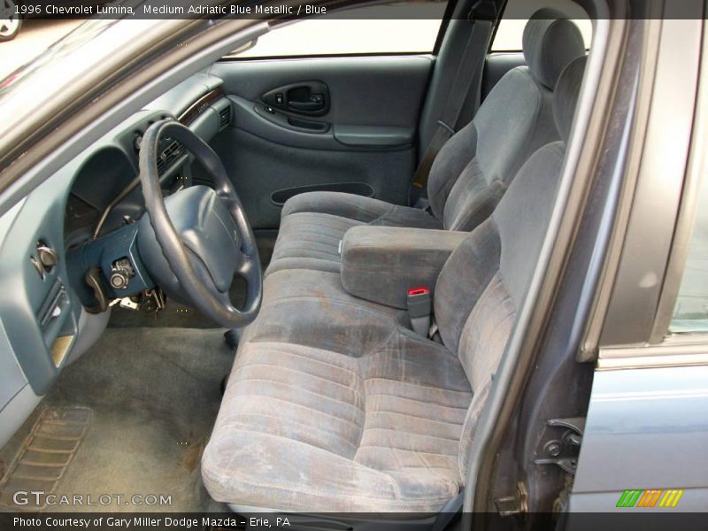 Medium Adriatic Blue Metallic / Blue 1996 Chevrolet Lumina
