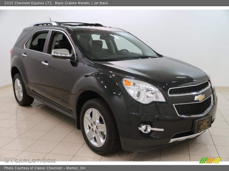 Black Granite Metallic / Jet Black 2015 Chevrolet Equinox LTZ