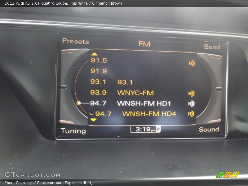 Ibis White / Cinnamon Brown 2012 Audi A5 2.0T quattro Coupe