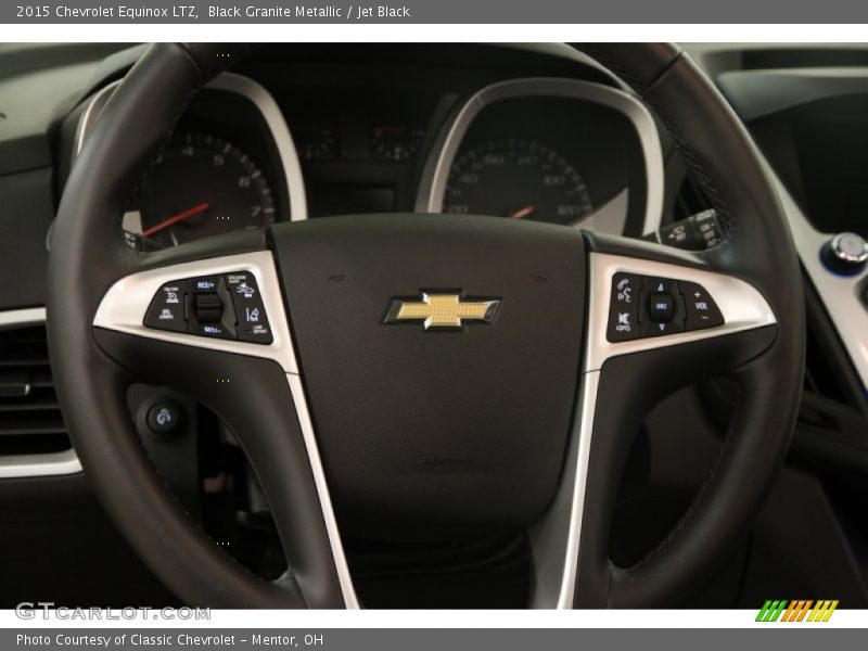 Black Granite Metallic / Jet Black 2015 Chevrolet Equinox LTZ
