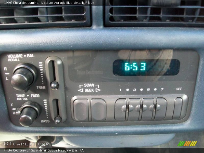 Medium Adriatic Blue Metallic / Blue 1996 Chevrolet Lumina