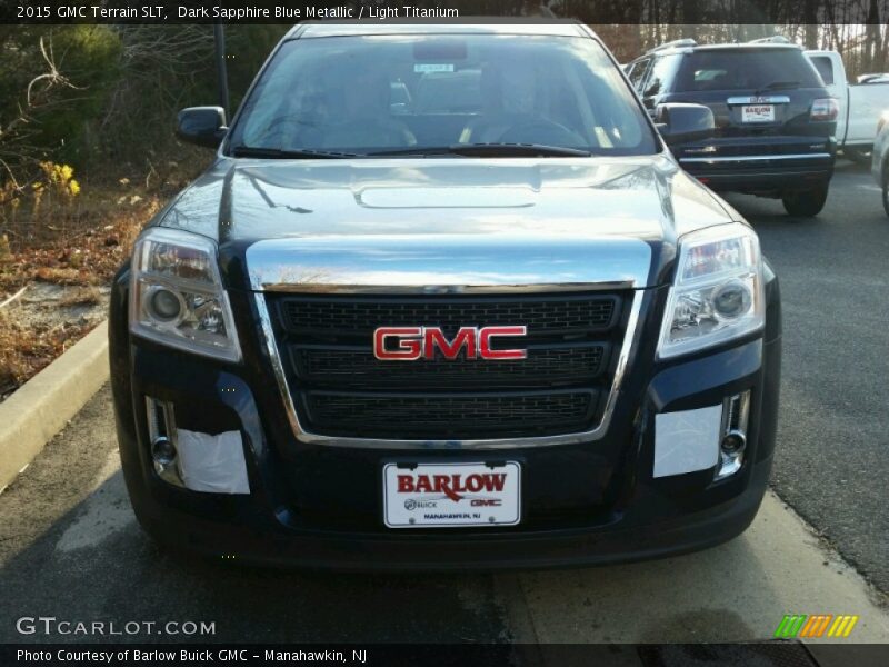 Dark Sapphire Blue Metallic / Light Titanium 2015 GMC Terrain SLT