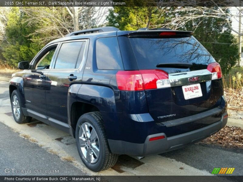 Dark Sapphire Blue Metallic / Light Titanium 2015 GMC Terrain SLT
