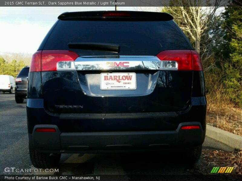 Dark Sapphire Blue Metallic / Light Titanium 2015 GMC Terrain SLT