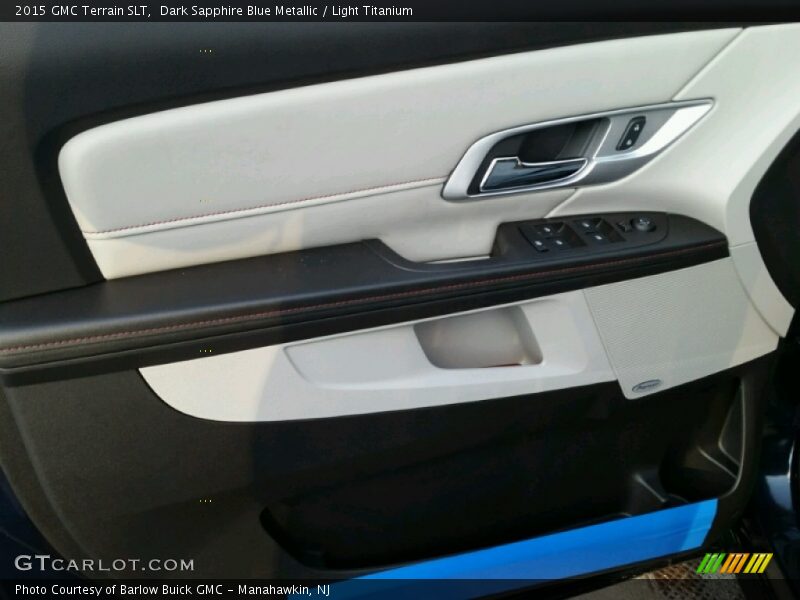 Dark Sapphire Blue Metallic / Light Titanium 2015 GMC Terrain SLT