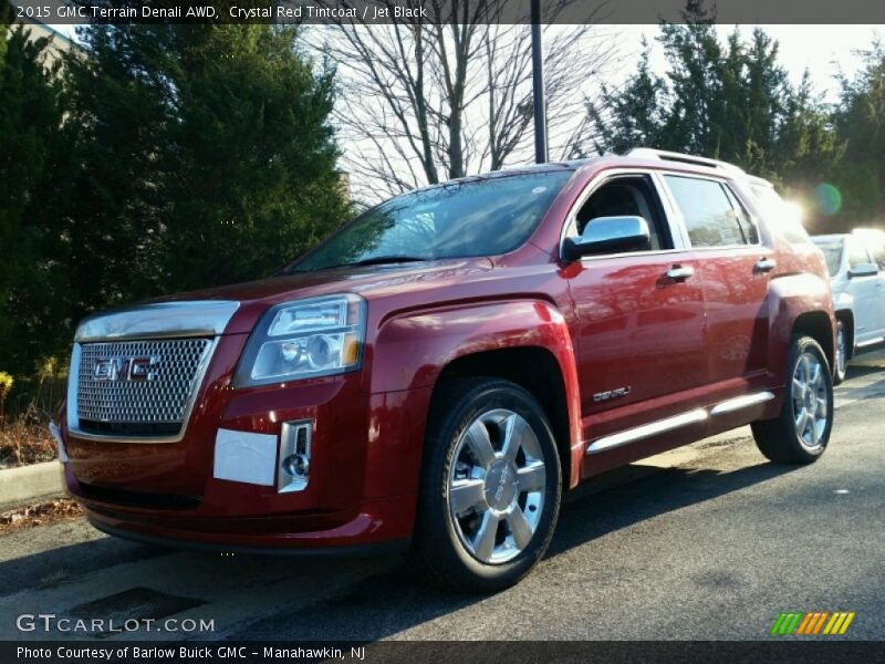 Crystal Red Tintcoat / Jet Black 2015 GMC Terrain Denali AWD