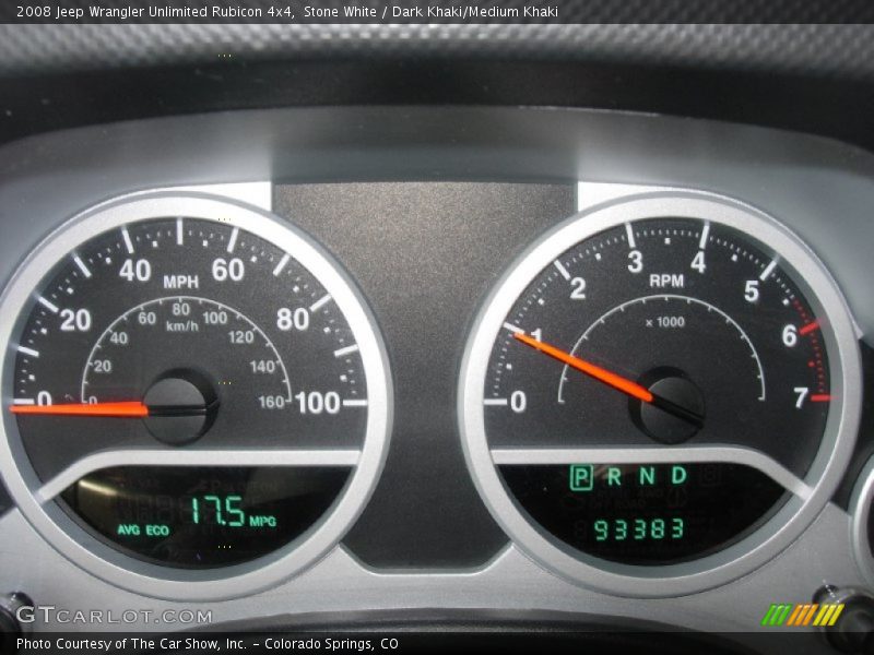 Stone White / Dark Khaki/Medium Khaki 2008 Jeep Wrangler Unlimited Rubicon 4x4