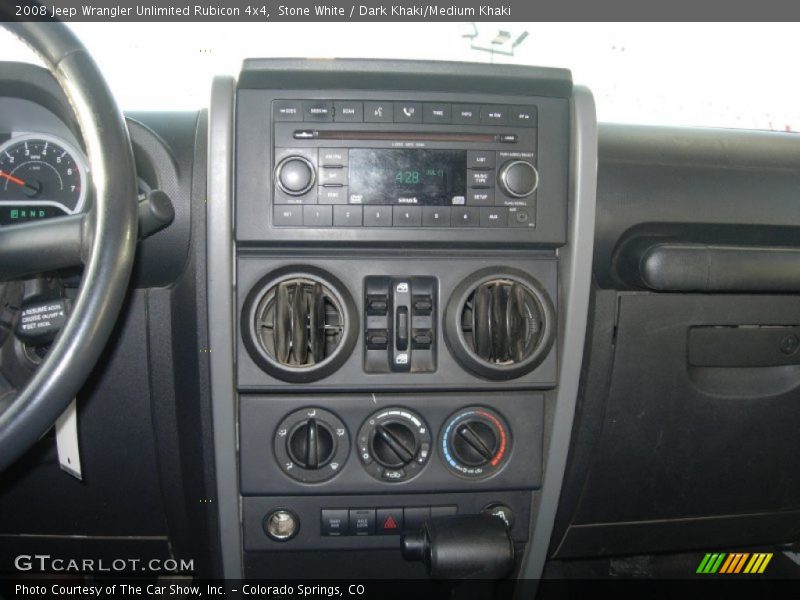 Stone White / Dark Khaki/Medium Khaki 2008 Jeep Wrangler Unlimited Rubicon 4x4
