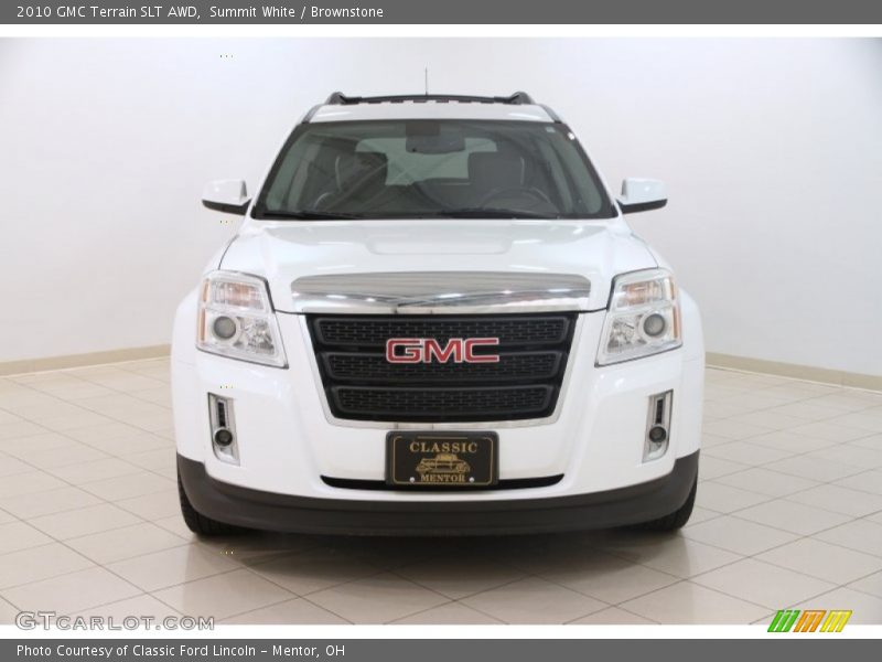Summit White / Brownstone 2010 GMC Terrain SLT AWD