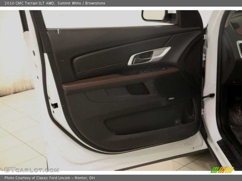 Summit White / Brownstone 2010 GMC Terrain SLT AWD
