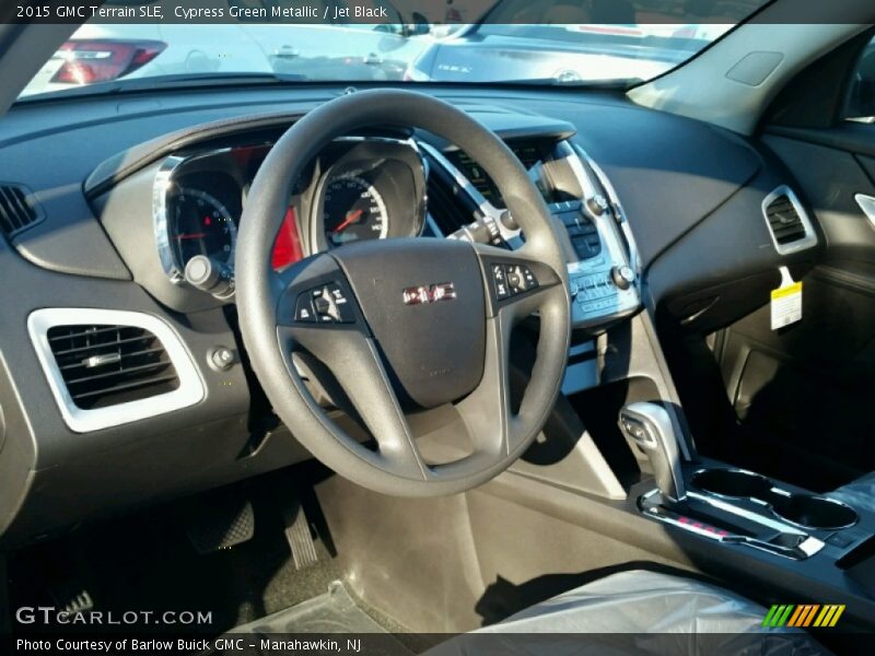 Cypress Green Metallic / Jet Black 2015 GMC Terrain SLE