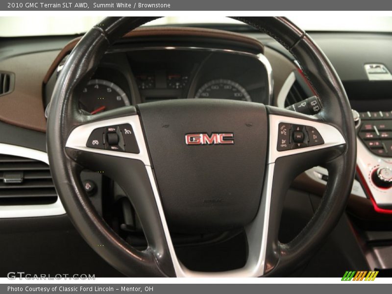 Summit White / Brownstone 2010 GMC Terrain SLT AWD