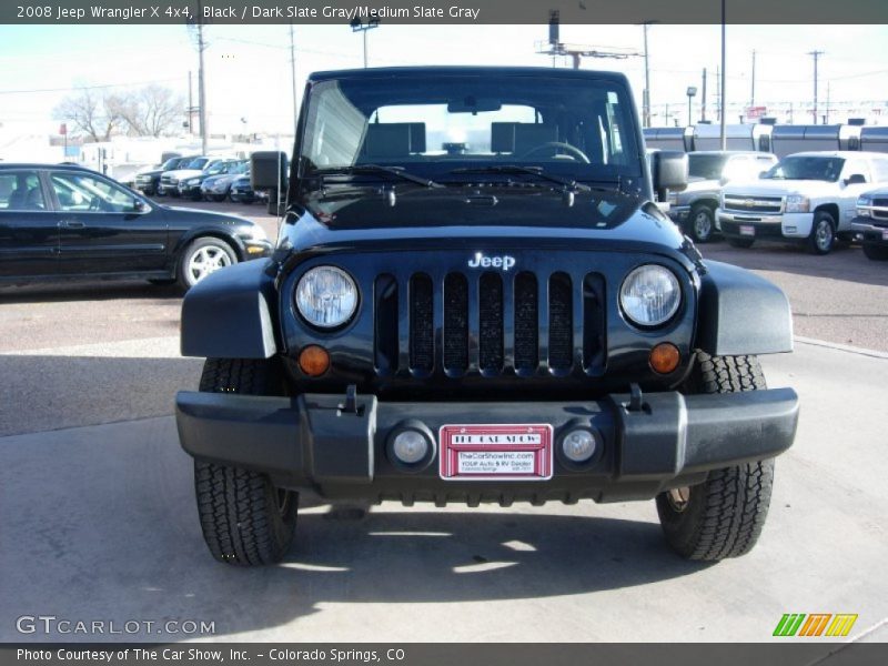 Black / Dark Slate Gray/Medium Slate Gray 2008 Jeep Wrangler X 4x4