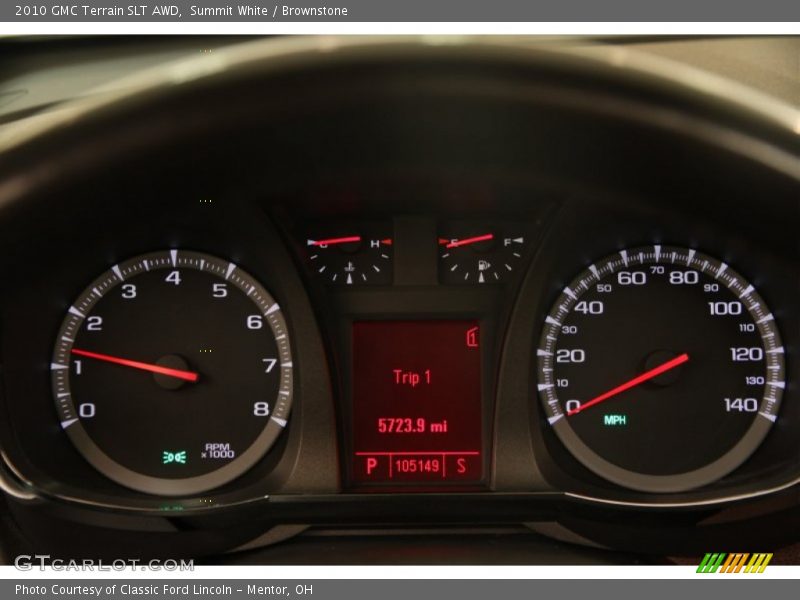 Summit White / Brownstone 2010 GMC Terrain SLT AWD