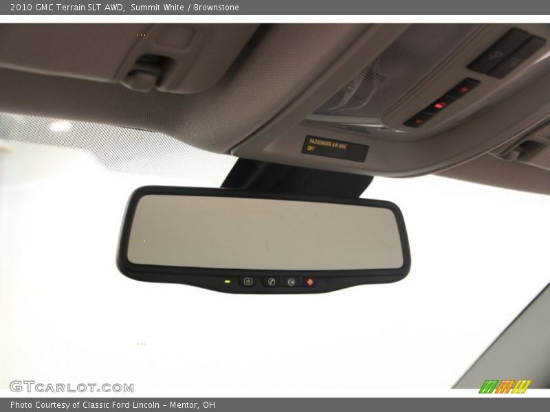 Summit White / Brownstone 2010 GMC Terrain SLT AWD