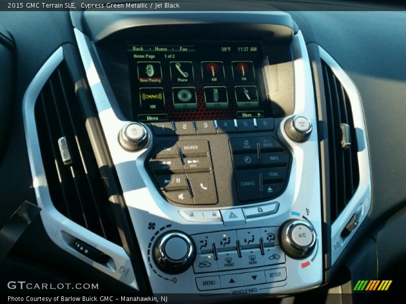 Cypress Green Metallic / Jet Black 2015 GMC Terrain SLE