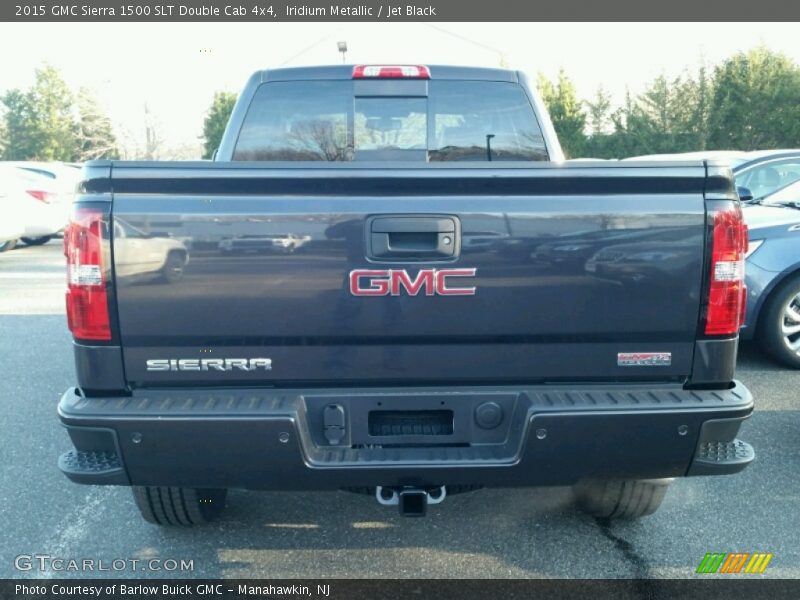 Iridium Metallic / Jet Black 2015 GMC Sierra 1500 SLT Double Cab 4x4