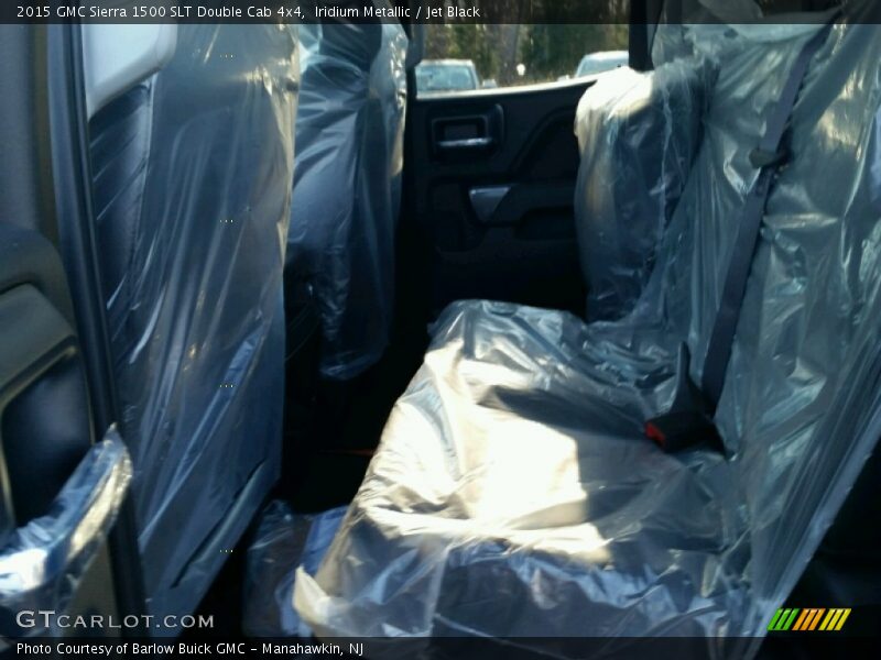 Iridium Metallic / Jet Black 2015 GMC Sierra 1500 SLT Double Cab 4x4