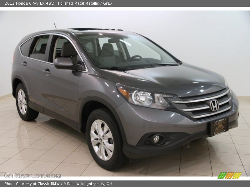 Polished Metal Metallic / Gray 2012 Honda CR-V EX 4WD