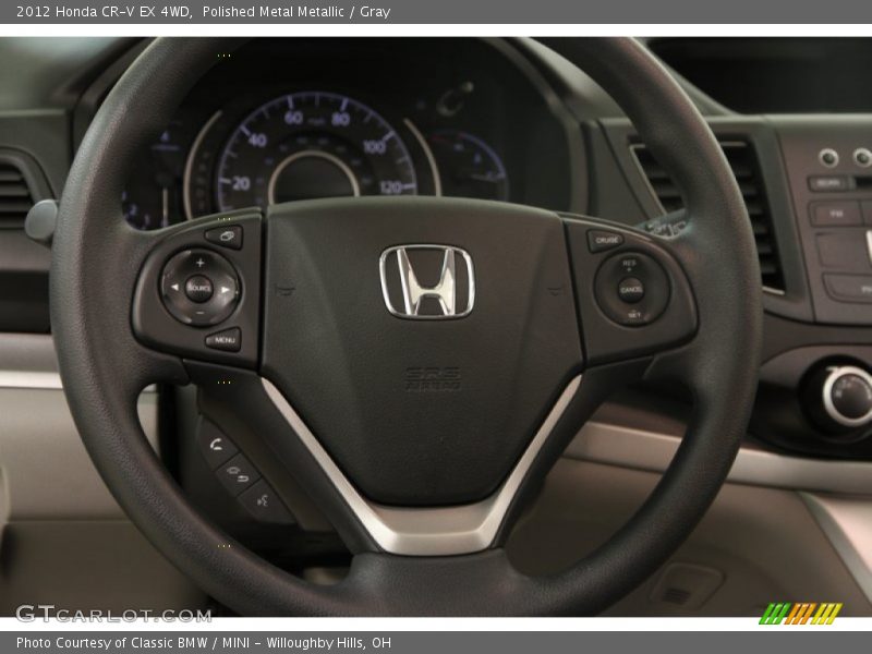 Polished Metal Metallic / Gray 2012 Honda CR-V EX 4WD