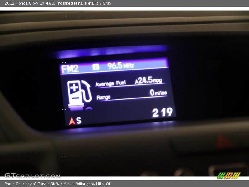 Polished Metal Metallic / Gray 2012 Honda CR-V EX 4WD